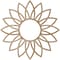 Ekena Millwork Daisy Wood Fretwork Pierced Ceiling Medallion, Red Oak, 32"OD x 11 1/8"ID x 1/4"T CMWP32X32X0250DARO - alternate 3